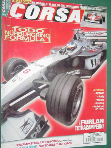 Revista Corsa 1678 Formula 1 Reutemann Furlan Tetracampeon