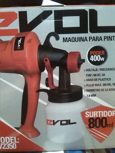 Imagen 4 de 5 de Pistola Pintar Paint Zoom Maquina Pintar 400 W