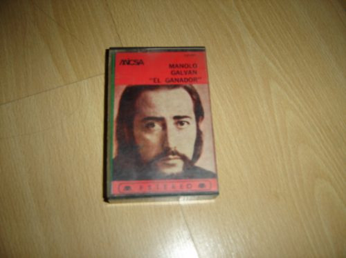 Manolo Galvan El Ganador Cassette Original Pop España