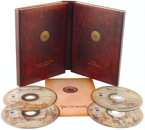 Dvd The Lord Of The Rings Two Towers 4 Discos