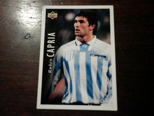 Figurita Tarjeta Ruben Mago Capria Año 1995 Racing Club