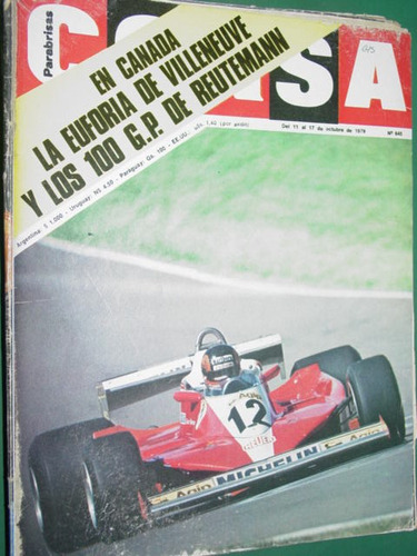 Revista Corsa 645 Reutemann Villeneuve Racing Test Moto Tr10