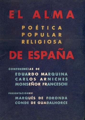 El Alma Poetica Popular Religiosa De España