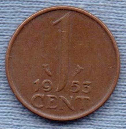 Holanda 1 Cent 1953 * Oferta !!!!! *