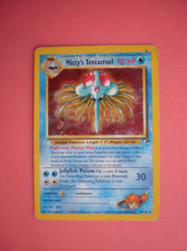 Carta Misty´s Tentacruel Pokemon Estrella Holografica