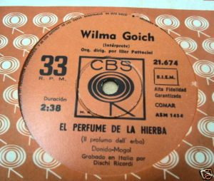 Wilma Goich El Perfume De La Hierba Simple Argentino