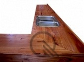 Imagen 4 de 6 de Mesada De Cocina O Barra De Madera De Quebracho