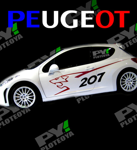 Grafica Kit De Peugeot - Calcos Autoadhesivas - Ploteo