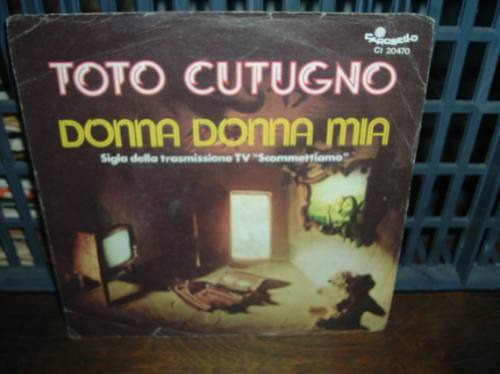 Toto Cutugno Donna Donna Mia Simple Italiano C/tapa