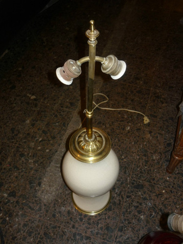 Lampara En Porcelana Craquele