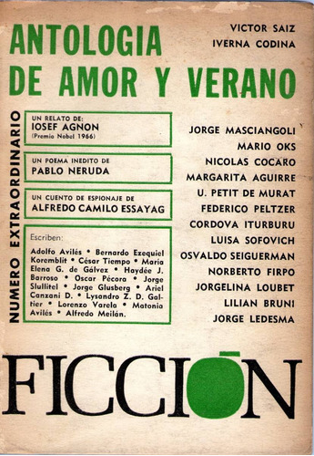 Antologia De Amor Y Verano Numero Extraordinario