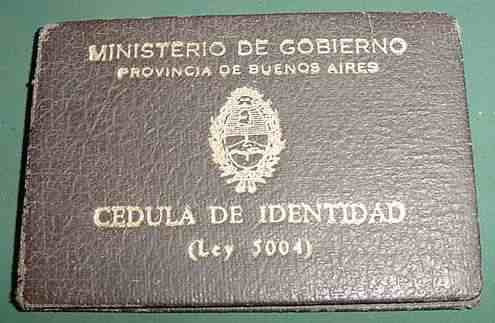 Cedula Identidad Buenos Aires 345939 Ministerio Gobierno 46