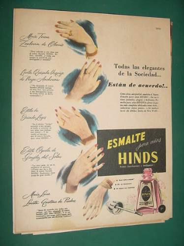 Publicidad - Hinds Esmalte Para Uñas Fascinantes Brillantes