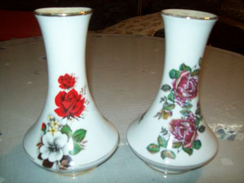 Par Finos Floreros En Ceramica