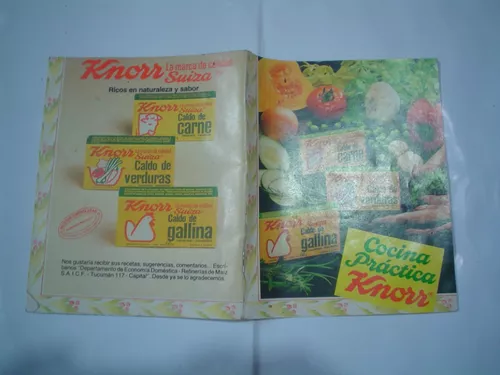 Knorr Suiza Caldo Carne Gallina Recetario Antiguas Recetas | MercadoLibre