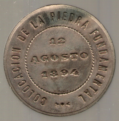 Medalla Medicina Hospital Belgrano 1894  Exc+