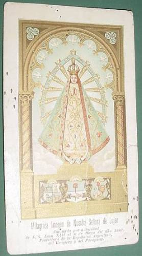 Religion Tarjeta Milagrosa Imagen Nuestra Señora De Lujan