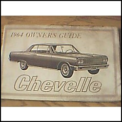 Libro Manual Original De Usuario: Chevrolet Chevelle 1964