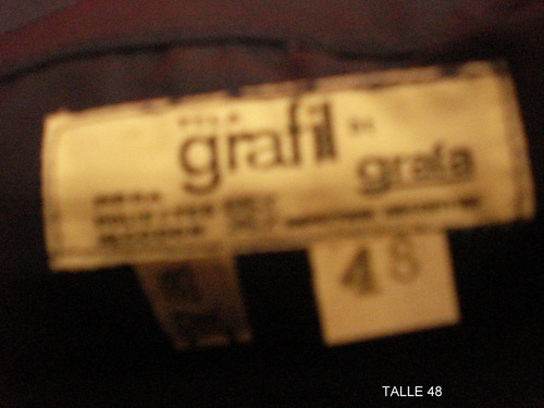 Pantalon De Trabajo Grafa