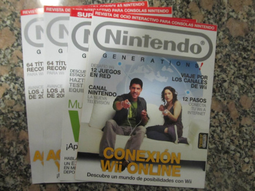 El Arcon Lote De 4 Revistas Nintendo.