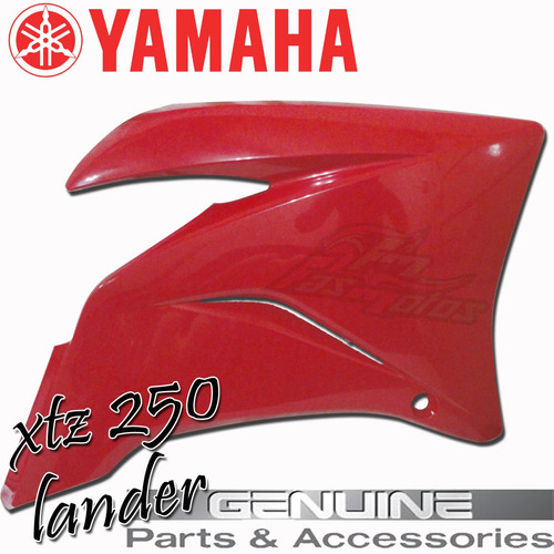 Deflector Cacha Tanque Yamaha Xtz 250 Original Der Rojo Fas