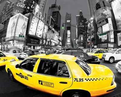 Rush Hour Times Square - Excelente Poster De 40 X 50 Cm