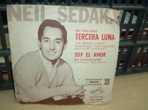 Neil Sedaka Soy El Amor En Castellano Simple C/ Tapa Argent