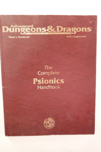 Libro Dungeons & Dragons The Complete Psionisc Handboook Tsr