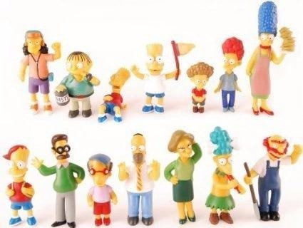 Bonecos Os Simpsons Miniaturas De 6 A 12 Cm Unidade