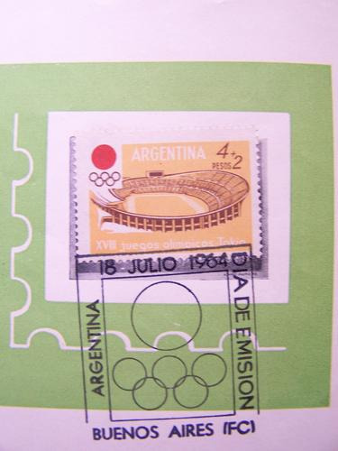 Juegos Olimpicos Tokio 1964 * 1º Dia Emision 1964