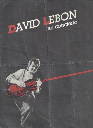 Programa De David Lebon En Obras , Octubre De 1984