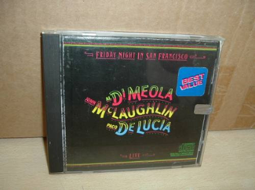 Di Meola Mclaughlin De Lucia Live Cd Americano