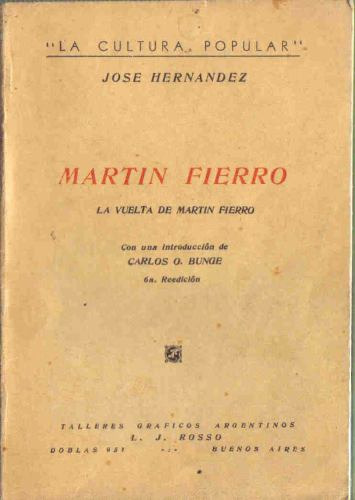 Martin Fierro - Hernandez - Rosso