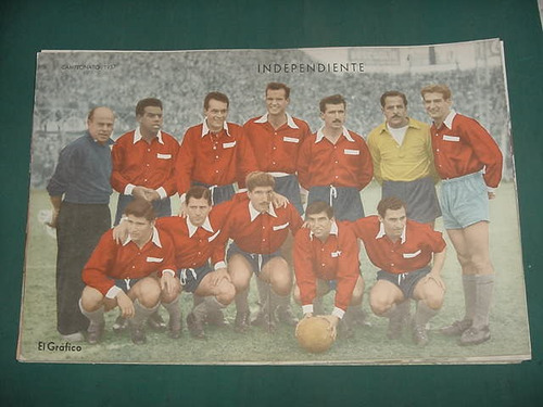Poster Antiguo Original Independiente Campeonato 1957 Futbol