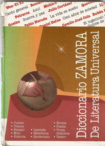 Diccionario Zamora De Literatura Universal - Zamora Editores