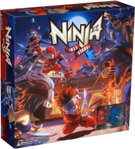 Ninja All Stars - Jogo De Tabuleiro Importado Ninja Division