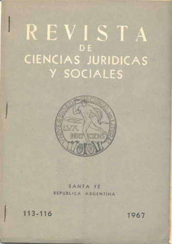 Revista De Las Ciencias Jurídicas Y Sociales.