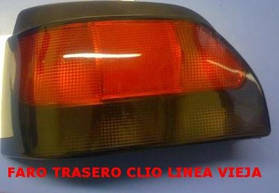 Faro Trasero Clio M-v Vieja  Rt,rs,rn 94 Al 99 Derecho Acril
