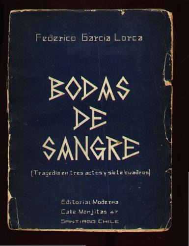 Federico García Lorca Bodas De Sangre Circa 1938