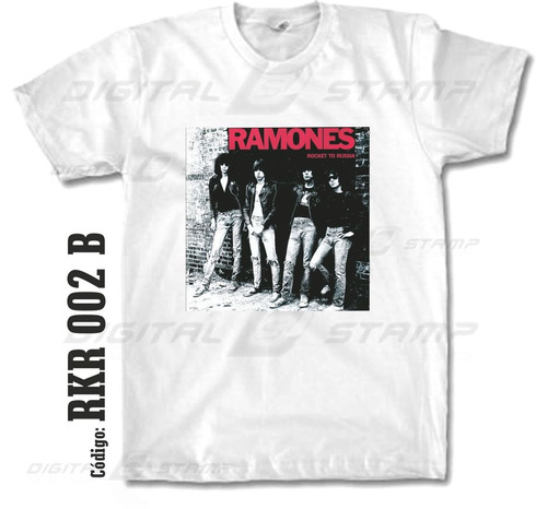 Remeras Ramones 02 Rock Estampado Digital Nuevos Diseños