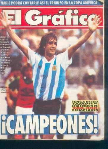 Revista Grafico 3848 Argentina Campeon Copa America Batistut