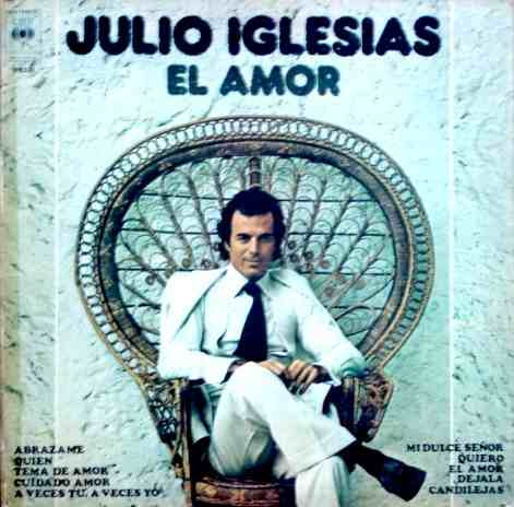 Julio Iglesias - El Amor - Lp Vinilo Año 1975  - Alexis31