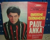 Paul Anka Quiereme Tiernamente Simple C/tapa Argentino