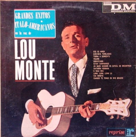 Lou Monte - Grandes Exitos Italo Americanos - Lp Año 1961