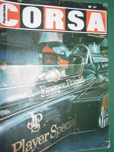 Revista Corsa 317 Volvo Vesc Talia Perkins Emerson Fittipald