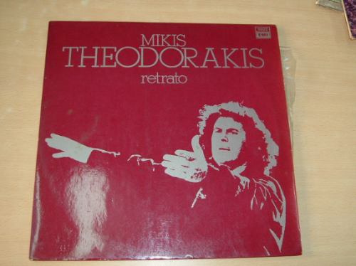 Mikis Theodorakis Retrato Vinilo Argentino