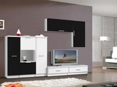 Modulo Mesa Lcd Led 2 Cajones Vajillero 4 Puertas Repisa.
