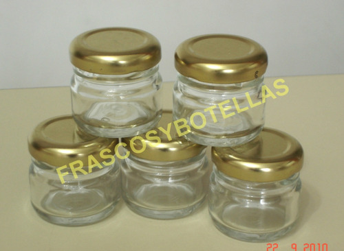 Frascos-envases Vidrio 28 Cc Con Tapa X 30