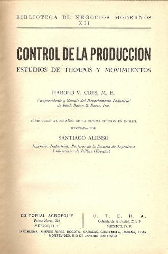 Control De La Produccion - Coes - Acropolis