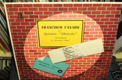 Quinteto Pirincho Francisco Canaro Vinilo 10' Argentino